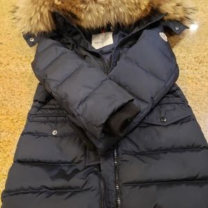 Children's Montcler Coat with fur hood liner